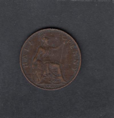 Beschrijving: 1/2 Penny  EDWARD VII 